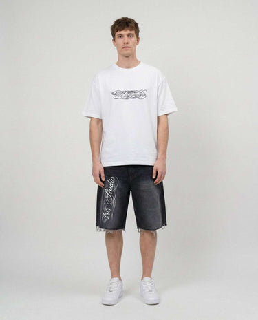 T-SHIRT WHITE - Risk Is A Second Before Silence