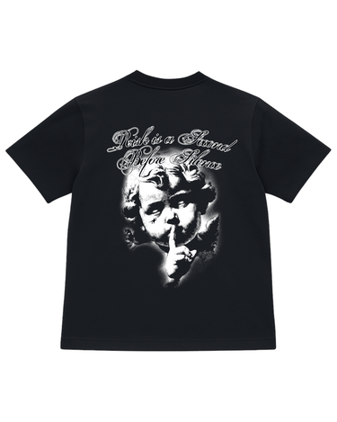 T-SHIRT BLACK - Risk Is A Second Before Silence
