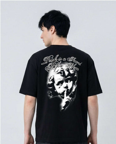 T-SHIRT BLACK - Risk Is A Second Before Silence