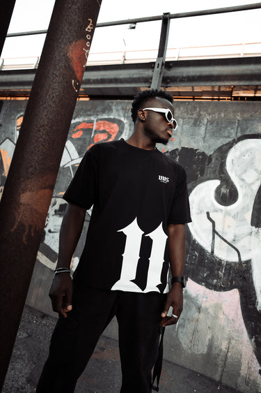 T-SHIRT "SIDE LOGO" - BLACK