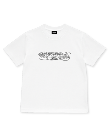 T-SHIRT WHITE - Risk Is A Second Before Silence