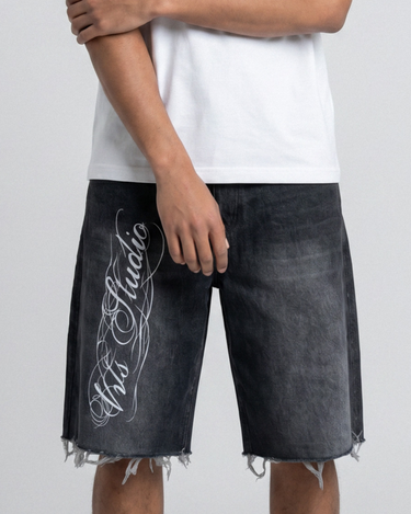 SHORT DENIM WASHED