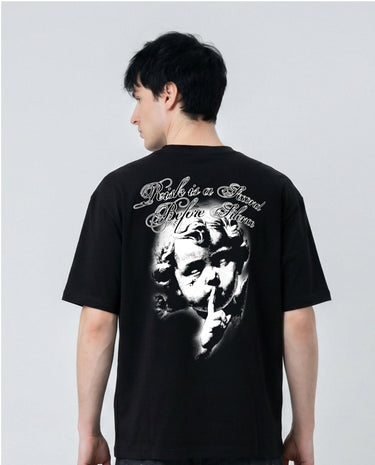 T-SHIRT BLACK - Risk Is A Second Before Silence