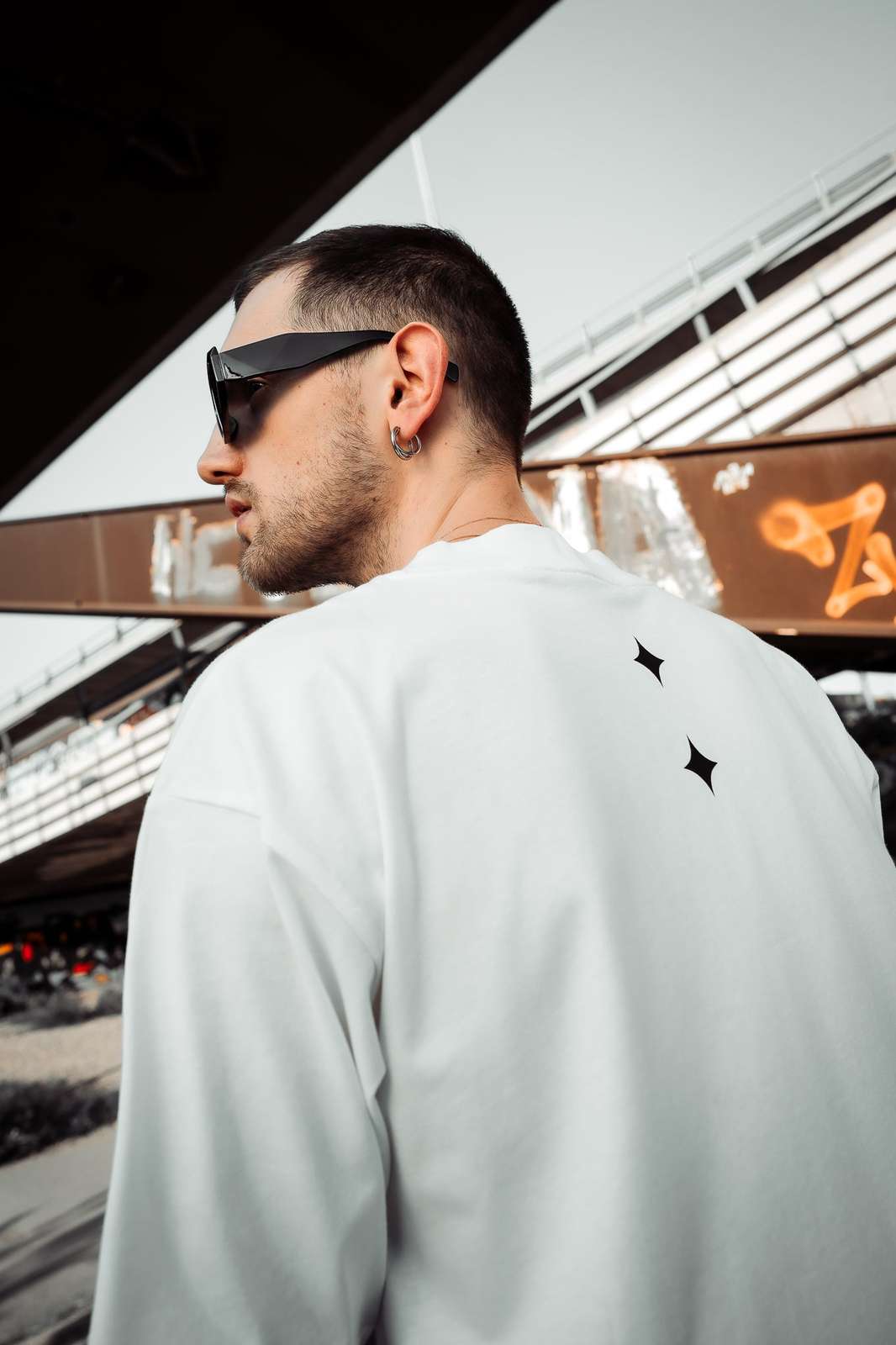 T-SHIRT "SIDE LOGO" - WHITE