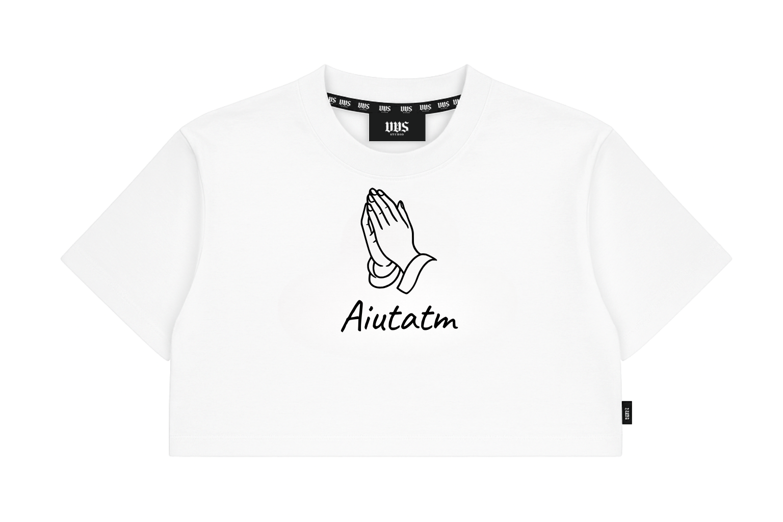 CROP TOP T-SHIRT "AIUTATM"
