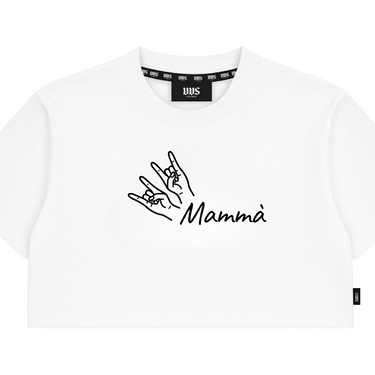 CROP TOP T-SHIRT "MAMMÀ"