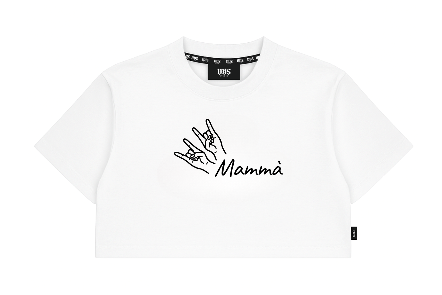 CROP TOP T-SHIRT "MAMMÀ"